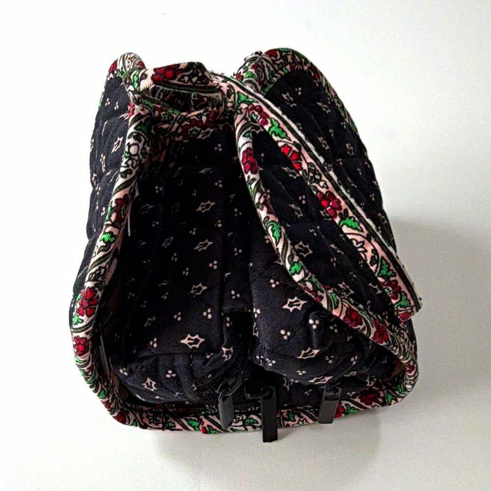 Vera Bradley Quilted Small Jewelry Pill Travel Organizer, Multiple Zip